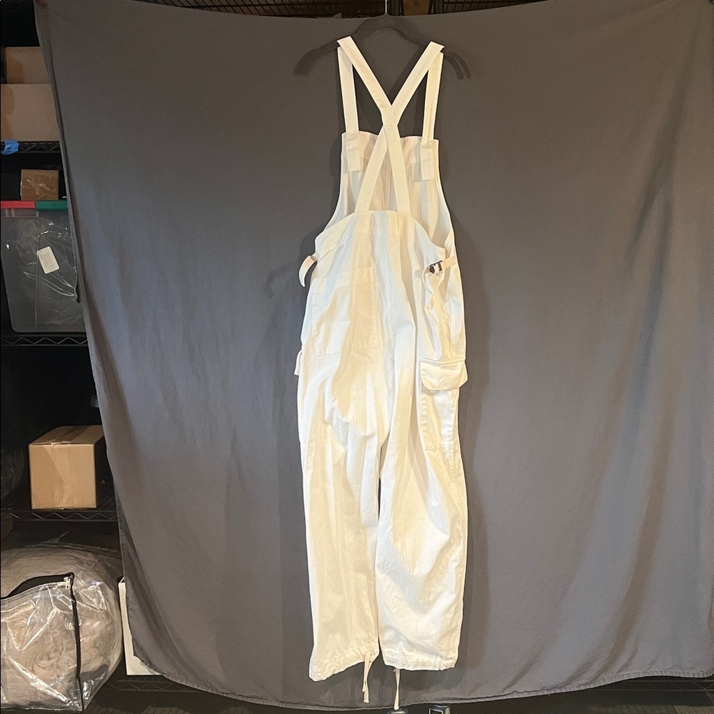 Chimala Women's White Denim Overalls - Picture 4 of 4